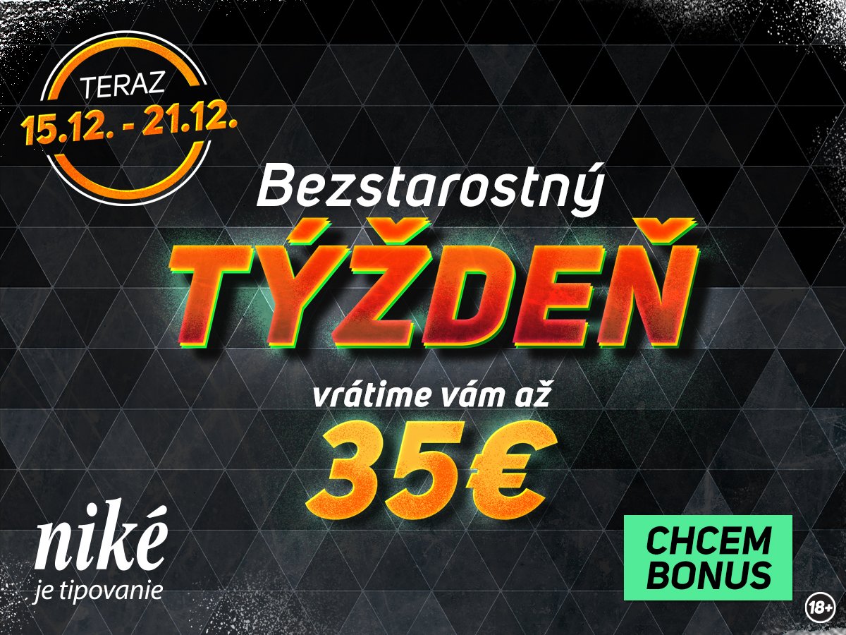 Bezstarostný týždeň v Niké – každý deň vám vrátime až 5 eur 